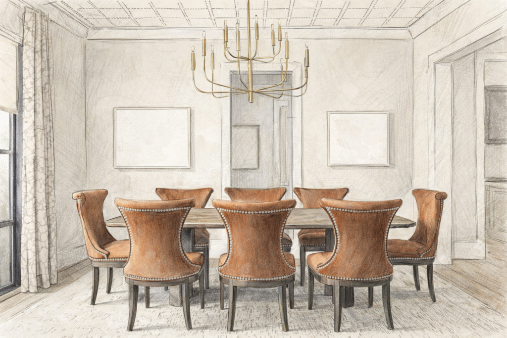 lp & co dining room rendering